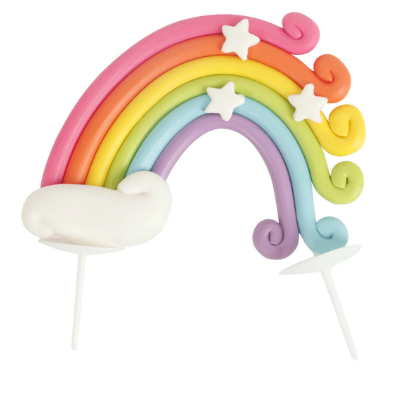 Cake Topper - Rainbow Unicorn