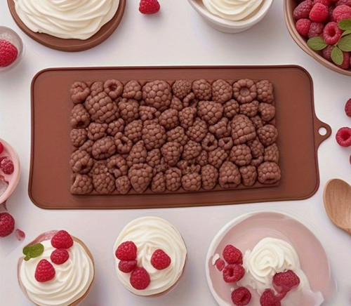 Fresh Raspberry Molde Raspberry Chocolate Mold - Bake and Deco Warehouse