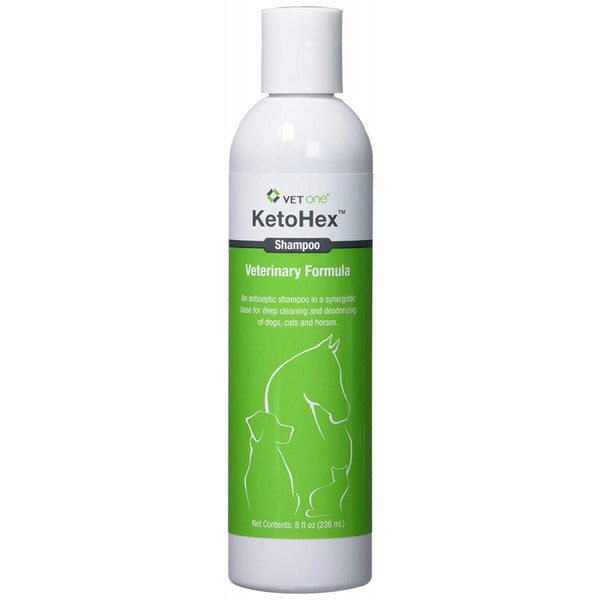 KetoHex Antiseptic Shampoo for Dogs, Cats and Horses