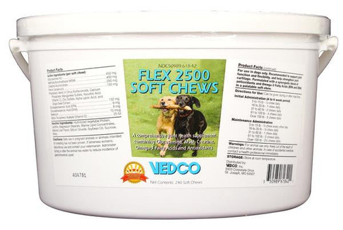 Flex 2500 Joint Support for Dogs - 240 Soft Chews