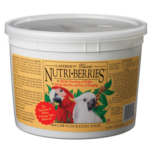 Lafeber Original Nutri-Berries Macaw and Cockatoo 3.5lb.