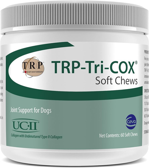 Tri-COX TRP Joint Health Soft Chews for Dogs - Advanced Canine Joint Support 60 Soft Chews