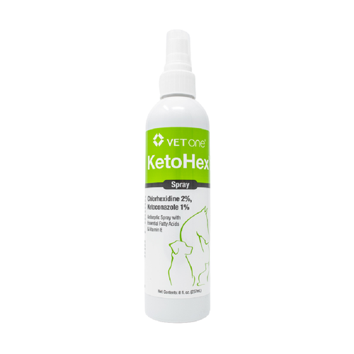 KetoHex Spray for Dogs, Cats, & Horses 8 oz. - Antifungal & Antimicrobial Treatment