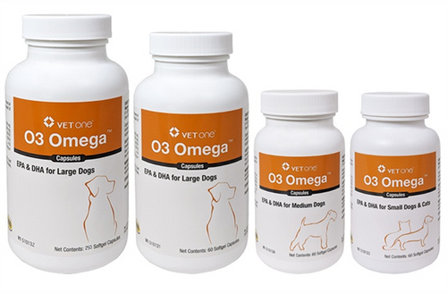 O3 Omega SoftGel Capsules for Dogs & Cats - Premium Fish Oil Supplement for Healthy Joints and Coat