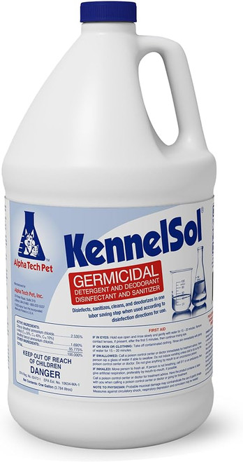 KennelSol: Premier Broad-Spectrum Kennel Cleaner and Disinfectant 1 Gallon