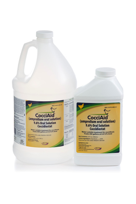 CocciAid 9.6% Oral Solution for Poultry – Coccidiosis Control Through Drinking Water