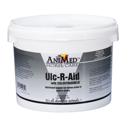 AniMed Ulc-R-Aid with Colostrum Shield for Horses, 4 lb. Digestive Support Supplement