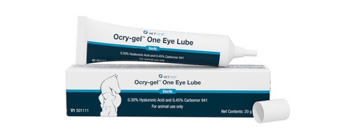 Ocry-Gel One Eye Lube 20gm by VetOne | Long-Lasting Ophthalmic Lubricant