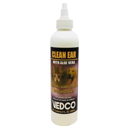 Vedco Clean Ear with Aloe Vera - 8 Ounce