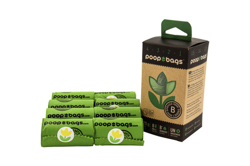 The Original Poop Bags Biodegradable Countdown Rolls - 120 Unscented Bags