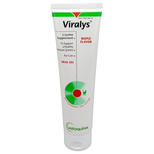 Viralys L-Lysine Oral Gel for Cats by Vetoquinol - 5 Ounce