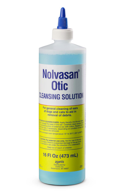 Nolvasan Otic Ear Cleanser for Dogs & Cats 16oz.