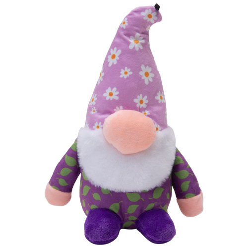 Snugarooz Daisy the Gnome 10" Plush Dog Toy w/Squeaker