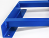 Raised frame for easy vehicle clean out