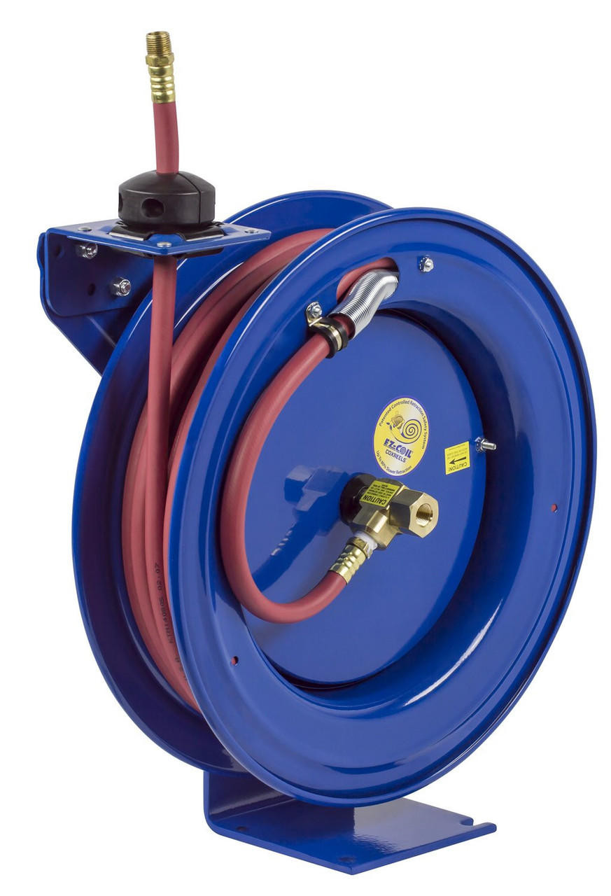 Cox EZ-P-LP-350 Hose Reel, Spring-Driven Rewind