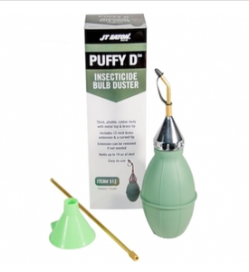 Professional Grade JT Eaton Puffy D Bulb Duster for Pest Control Professionals