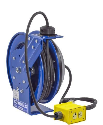 Cox PC13-5012-B Power Cord Reel Quad Box