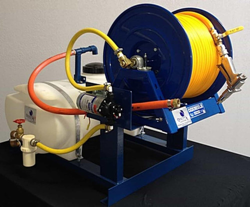 A 25 Gallon 12-Volt Skid Mount Spray Rig