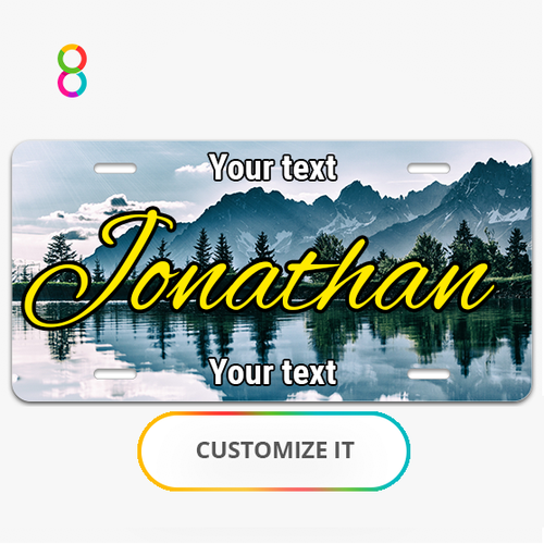 Personalized Novelty License Plate