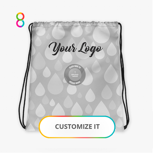 Custom All-Over Print Drawstring Bag