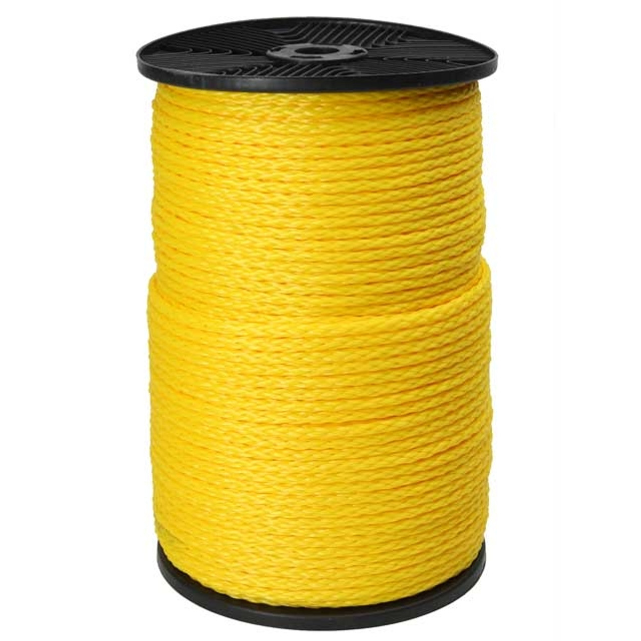 1/4 3 Strand Yellow Polypropylene Rope 5000' Spool - Comstar Supply -  Netceed