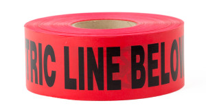 3" X 1000' Electric Caution Tape