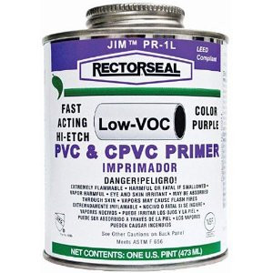 Jim PR-1L PVC Low-VOC Primer 1 Quart w/ Dauber Top