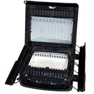 OFDC-C12 12 Port Patch Closure with Splice Trays No Adapters