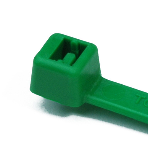 8" Cable Tie 50 Lb. Green- Pack of 100