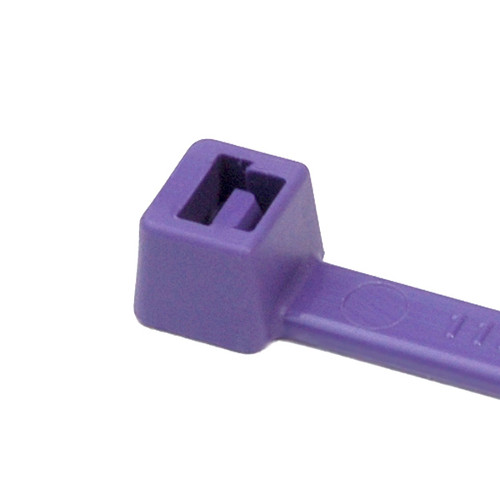 8" Cable Tie 50 Lb. Purple- Pack of 100
