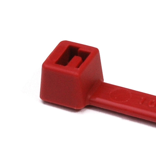 8" Cable Tie 50 Lb. Red- Pack of 100