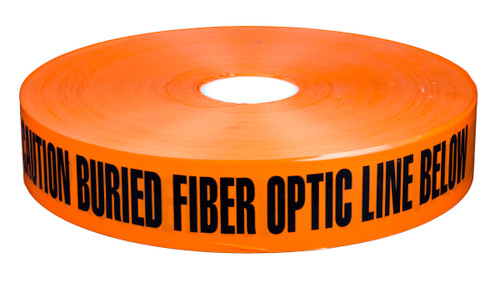 3" X 5000' Fiber Optic Caution Tape