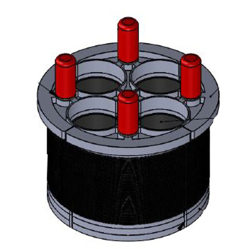 8" Quadplex Plug (1.98" - 2.02")