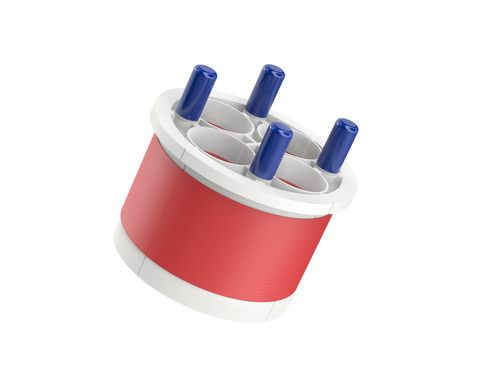 4" Quadplex Plug for ¾" Innerducts (1.03" - 1.07")