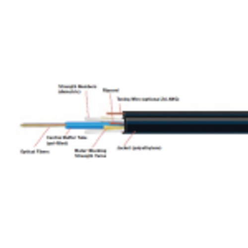 12CT Singlemode Flat Drop Cable Toneable