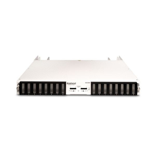 Amphenol 300CB08-C 1RU 325A Dual-Feed 8/8 Circuit Breaker Panel, Connectorized