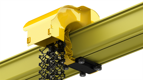 Amphenol WaveTrax 027-C0406-4062 4-Inch Express Off-Ramp with Bracket for 4- and 6-Inch Trough