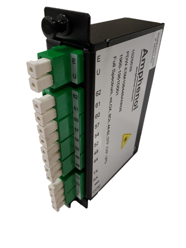 Amphenol 1028553 CEX Mini-LGX 8x GPON/XGS-PON Optical Passive Cassette, LC/APC