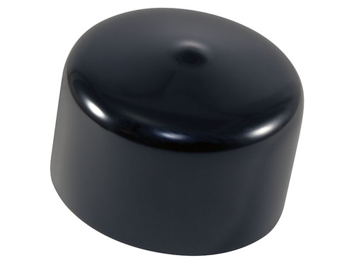 3/4"  Black Round Vinyl Innerduct Cap Black