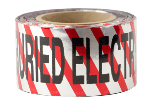Caution Tape 3" X 200' Detectable Electric