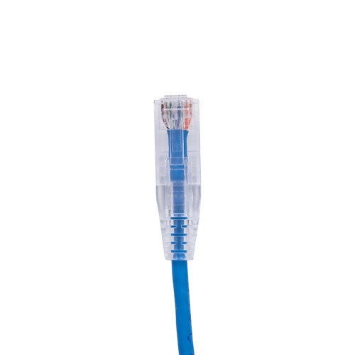 Vericom Cat6A 28Flex 28AWG U UTP Snagless Patch Cable 7 ft Blue