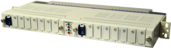DC Breaker Panel 8/8 Rear access 19/23" 1 rack unit