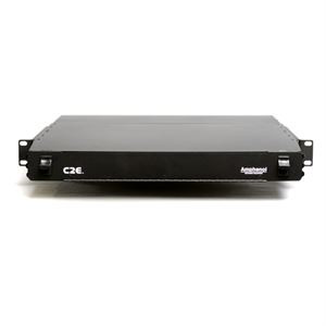 Amphenol C2E-01U 1RU Base-12 High-Density Fiber Chassis, Holds 12 Modules