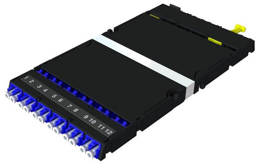 Amphenol HX-ML-12LCUA 12-Fiber MPO-to-LC/UPC Singlemode AOM, Method A, Ultra-Low Loss