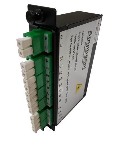 Amphenol 1028553 CEX Mini-LGX 8x GPON/XGS-PON Optical Passive Cassette, LC/APC