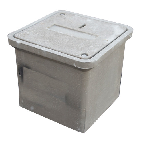 Polymer Concrete Handhole with 20 K Lid (12x12x12)