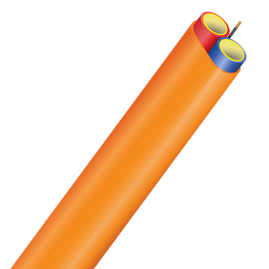 Futurepath Duct FuturePath 2-way MicroDuct HDPE Orange 18/14mm - Netceed