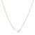 Breanne Rose Gold Stainless Steel Rose Gold Butterfly Necklace