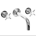 Mitigeur mural 3 trous Kenny & Mason Collection Traditionnelle en finition Chrome