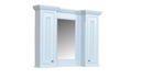 Miroir simple Holton Kenny & Mason avec un large cadre en chêne massif et des rangements intégrés